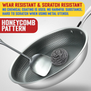 idrop [ TOP SUPER COMBO SET ] 65CM Cooking Wok & Lid Cover & Long Spatula Ladle & 40CM Wok & 28CM Wok & 34CM Wok / Kuali Masak Nonstick Honeycomb 65CM & Penutup Tudung & Senduk Spatula Panjang & Kuali 40CM & Kuali 28CM & Kuali 34CM