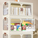 idrop [ 3 LAYER ] Folding Storage Cabinet Box with Wheels / Kotak Penyimpanan Barang Mudah Lipat / 43.5CM面宽3层折叠收纳柜(配4个轮)