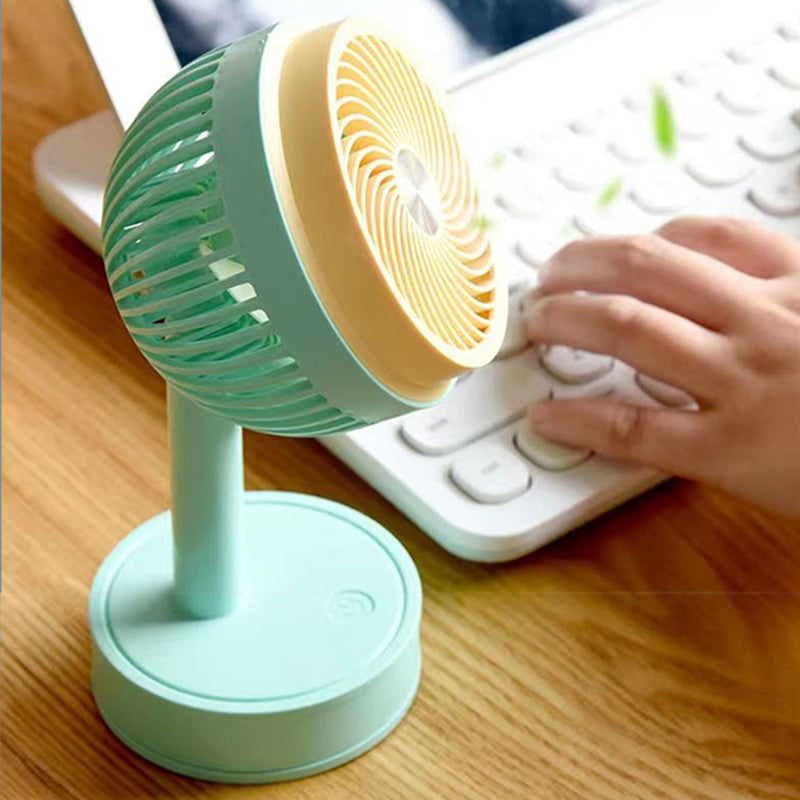 idrop Desktop Rechargeable USB Cooling Fan / Kipas USB Meja / 简约台式氛围灯充电风扇(USB)