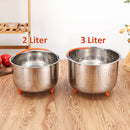 idrop [ 2L / 3L ] Stainless Steel Rice Steamer Strainer Basket / Bekas Cuci Basuh Beras Keluli Tahan Karat / [ 2L / 3L ] 不锈钢蒸饭箩筐