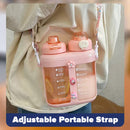 idrop 1600ml 2 IN 1 Double Bottle Drinking Flask Dual Water Cup / Botol Minuman Dua Dalam Satu / 1600ml 二合一双瓶饮水瓶双水杯