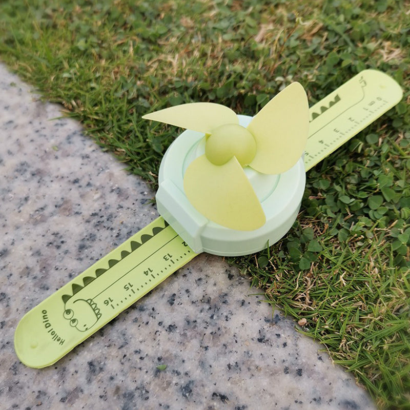 idrop Small Watch USB Mini Fan / Kipas USB Jam Lengan / 啪啪带卡通手表风扇