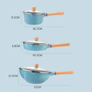idrop [ 18CM / 24CM / 30CM ] Nonstick Granite Cooking Wok Frypan and Milk Pot / Periuk Kuali Masak Batu Tidak Lekat / 京瓷蓝回飞不粘奶锅单柄不粘炒锅单柄不粘煎锅