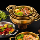 idrop Stainless Steel Double Ear Pot Pan SUS201 / Mangkuk Piring Keluli Tahan Karat / 不锈钢双耳海鲜锅(201)