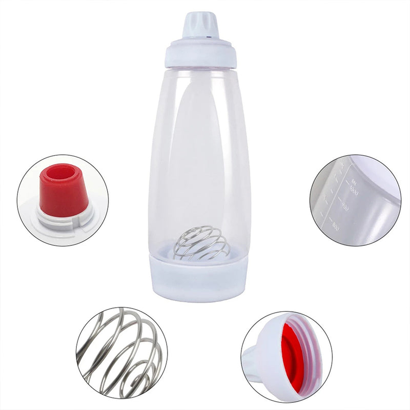 idrop All In One Hand Batter Mixer Dispenser Bottle / Botol Adunan Kek / 手摇搅拌瓶