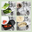 idrop  SUS304 Stainless Steel Sink Drain Basket / Bekas Basuh Keluli Tahan Karat SInki / (强力胶)304不锈钢多用水槽沥水架本色款
