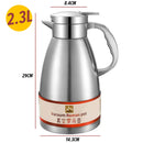 idrop [ 1.8L / 2.3L ] Stainless Steel Insulation Roman Pot Jug / Jag Air Keluli Tahan Karat / 1.8L & 2.3L不锈钢罗马壶(咖啡壶)(恒美达)