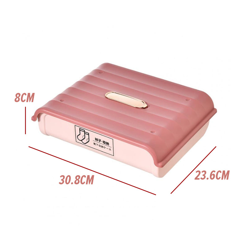 idrop [ 15 Grid ] Sock Storage Box With Organizing Grid / Kotak Bekas Penyimpanan Stokin Dan Pakaian Kecil / 袜子收纳盒有格
