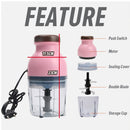 idrop [ 600ml ] Multifunction Food Processor Electric Meat Grinder Juicer / Pengisar Makanan Elektrik Pelbagai Guna / 600ml多功能食品加工机电动绞肉机榨汁机
