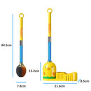 idrop Chicken Design Toilet Cleaner Brush Set Combination / Set Cuci Jamban Tandas / 强力胶)田园鸡座多功能马桶组合刷套装
