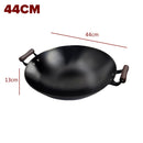 idrop [ 40CM 42CM 44CM ] Cast Iron Cauldron Cooking Wok / Kuali Kawah Besi Memasak / 铸铁大锅(真不锈土灶大锅)