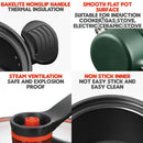 [ 26CM / 28CM ] Micro Pressure Cooker Pot / Periuk masak Tekanan Mikro / 不粘锅压力锅汤锅电磁炉燃气通用锅用家用