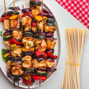 idrop [ 48-50pcs ] Long Thick Bamboo Food Skewer 30CM x 0.5CM / Lidi Buluh Makanan / 30CM长5MM粗竹签(48-50支)