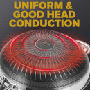 idrop [ 34CM ] SUS316 Stainless Steel Non Stick Double Sided Honeycomb Cooking Frying Pan Wok / Kuali Memasak Keluli / 不锈钢不粘双面蜂窝煎锅炒锅