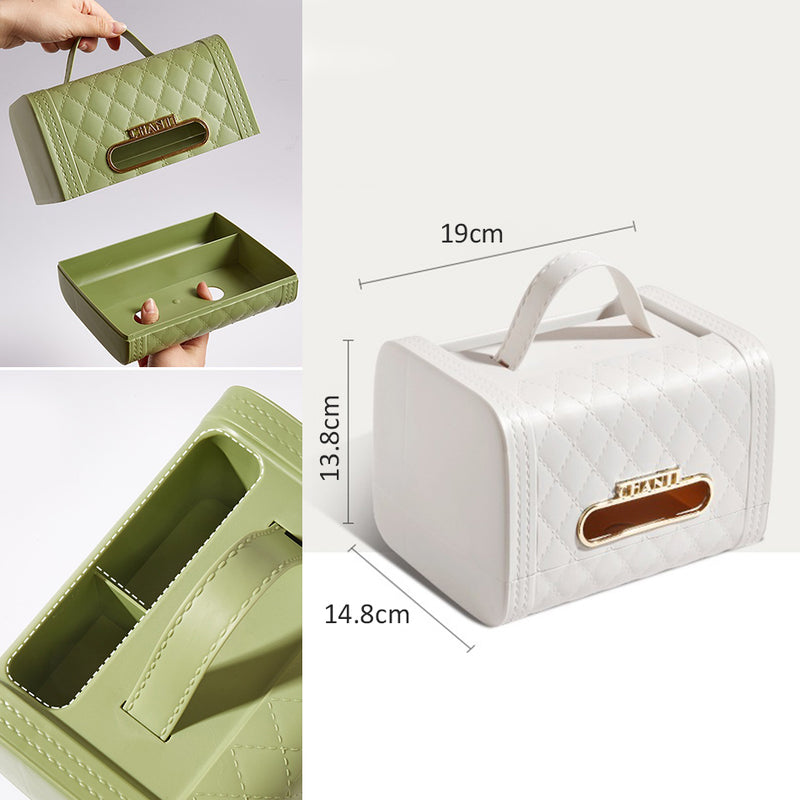 idrop Plastic  Tissue Box Handbag Shape / Kotak Tisu Plastik Bentuk Beg Tangan / 塑料纸巾盒手提包形状