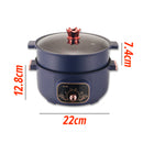 idrop [ 22CM ] 2 Layer Nonstick Electric Cooking Pot 800W / Periuk Memasak Elektrik Tidak Lekat / 22CM机械版二层不粘电蒸煮锅(塑 料蒸格玻璃盖)(800W)(英插