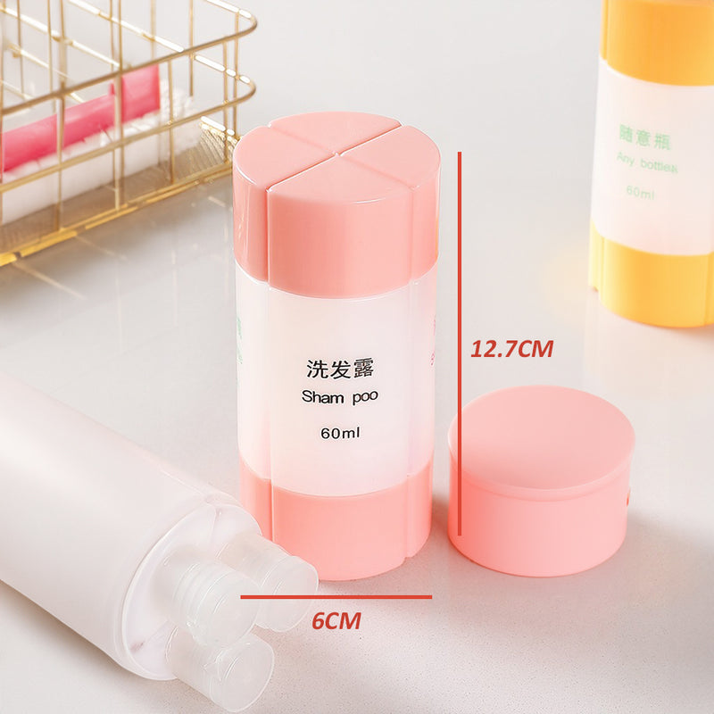 idrop [ 4 IN 1 ] Travel Set 60ml Bottle Total 240ml / Set Botol 4 Dalam 1 / 旅行分瓶4合1套装60ML(共240ML)