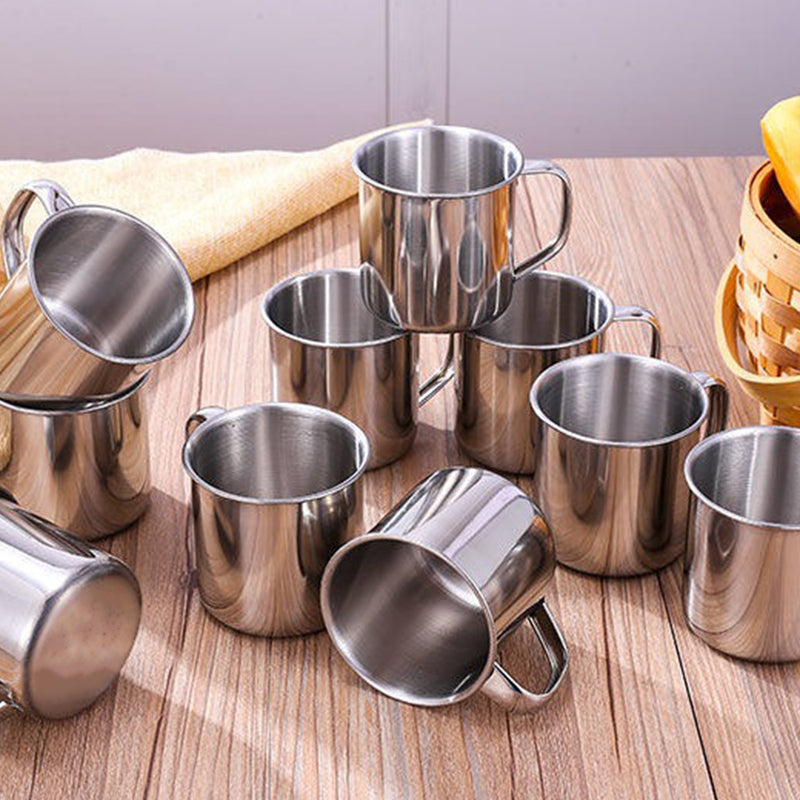idrop [ 7CM ] Multipurpose Stainless Steel Mug Cup For Multipurpose Usage / Cawan Minum Keluli Tahan Karat Pelbagai Guna / 多用途不锈钢马克杯多用途