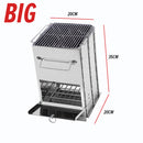 idrop [ Small / Large ] Outdoor Portable Foldable Wood Stove / Dapur Masak Bakar Kayu Mudah Alih Boleh Lipat / 户外不锈钢折叠柴火炉登山露营野炊烧烤炉烧水炉明火