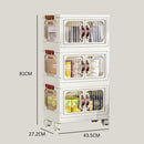 idrop [ 3 LAYER ] Folding Storage Cabinet Box with Wheels / Kotak Penyimpanan Barang Mudah Lipat / 43.5CM面宽3层折叠收纳柜(配4个轮)