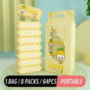 idrop Cleaning Wipe Cleansing Wipe Baby Wipes and Moist Toilet Paper [ 8 Packs X 8pcs Per pack ] / Kain Cuci Lap Pakai Buang / 手口清洁湿巾(8片 *8包)