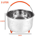 idrop [ 2L / 3L ] Stainless Steel Rice Steamer Strainer Basket / Bekas Cuci Basuh Beras Keluli Tahan Karat / [ 2L / 3L ] 不锈钢蒸饭箩筐