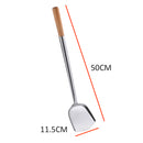idrop [ 50CM ] Long Stainless Steel Wok Spatula & Ladle / Senduk & Spatula Panjang Keluli Tahan Karat /