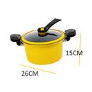 [ 26CM / 28CM ] Micro Pressure Cooker Pot / Periuk masak Tekanan Mikro / 不粘锅压力锅汤锅电磁炉燃气通用锅用家用