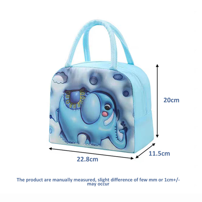 idrop Hand Carry Insulated Lunch Box Bag / Beg Simpan Bekas Makanan / 手拎保温饭盒袋3D图案