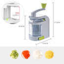 idrop Vegetable Spiral Cutter Slicer Hand Cranked with Suction Base / Pemotong Sayur / 手摇卷丝器(切菜器)