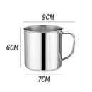 idrop [ 7CM ] Multipurpose Stainless Steel Mug Cup For Multipurpose Usage / Cawan Minum Keluli Tahan Karat Pelbagai Guna / 多用途不锈钢马克杯多用途