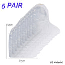 idrop [ 1 / 5 / 10 Pairs ] Disposable Thick Waterproof Shoe Cover For Rainy Days / Sarung Kasut Kalis Air / 批发 一次性鞋套防水加厚下雨天塑料透明脚套长筒养殖靴套脚套