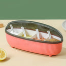 idrop 4 Compartment Seasoning Jar / Bekas Penyimpanan Rempah Perencah / 4格调味罐