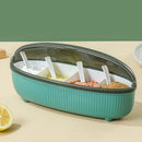 idrop 4 Compartment Seasoning Jar / Bekas Penyimpanan Rempah Perencah / 4格调味罐