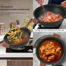 idrop [ 32CM ] 2 IN 1 Multifunction Maifan Nonstick Ceramic Coated Cooking Pot & Steamer Cookware Set / Periuk Masak & Stim Masak Tidak Lekat / [ 32CM ] 二合一多功能不粘陶瓷涂层烹饪锅和蒸锅炊具套装  [ FREE SPATULA & SPONGE]