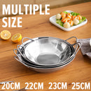 idrop [ 20CM~25CM ] Stainless Steel 304 Honeycomb Cooking Wok Pan / Kuali Masak Keluli Tahan Karat Honeycomb /  加厚304不锈钢干锅