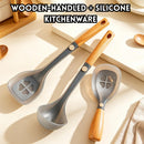 idrop Heat Resistant Silicone Rice Spoon Soup Ladle Spatula Slotted Spoon Stand Up Cooking Utensil Non Stick Kitchen Sudu Nasi Silikon Tahan Panas Senduk Sup Spatula Senduk Bertapis Alat Memasak Berdiri Sesuai Untuk Kuali Tidak Lekat Peralatan Dapur (S)