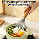 idrop Heat Resistant Silicone Rice Spoon Soup Ladle Spatula Slotted Spoon Stand Up Cooking Utensil Non Stick Kitchen Sudu Nasi Silikon Tahan Panas Senduk Sup Spatula Senduk Bertapis Alat Memasak Berdiri Sesuai Untuk Kuali Tidak Lekat Peralatan Dapur (S)