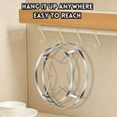 idrop【 16CM / 19CM 】Stainless Steel Pot Stand Heat Resistant Trivet Multi Function Steamer Rack Kitchen Pot Holder Kitchen Tool Alas Periuk Keluli Tahan Karat 16CM / 19CM Alas Tahan Panas Rak Kukus Serbaguna Pemegang Periuk Rak Peralatan Dapur Rumah (S)