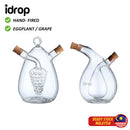 idrop Dwarf Eggplant/ Grape Double-Layer Glass Oil Bottle / Botol Minyak Kaca Dua Lapisan Terung Kerdil/ Anggur / 矮茄子/内葡萄双层玻璃油壶
