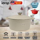 idrop Versatile Cast Iron Wok Perfect for 22CM Ideal for Stir-Frying, Searing, and Slow Cooking / Wok Besi Cor Serbaguna Ideal untuk Menggoreng, Menumis, dan Memasak Perlahan