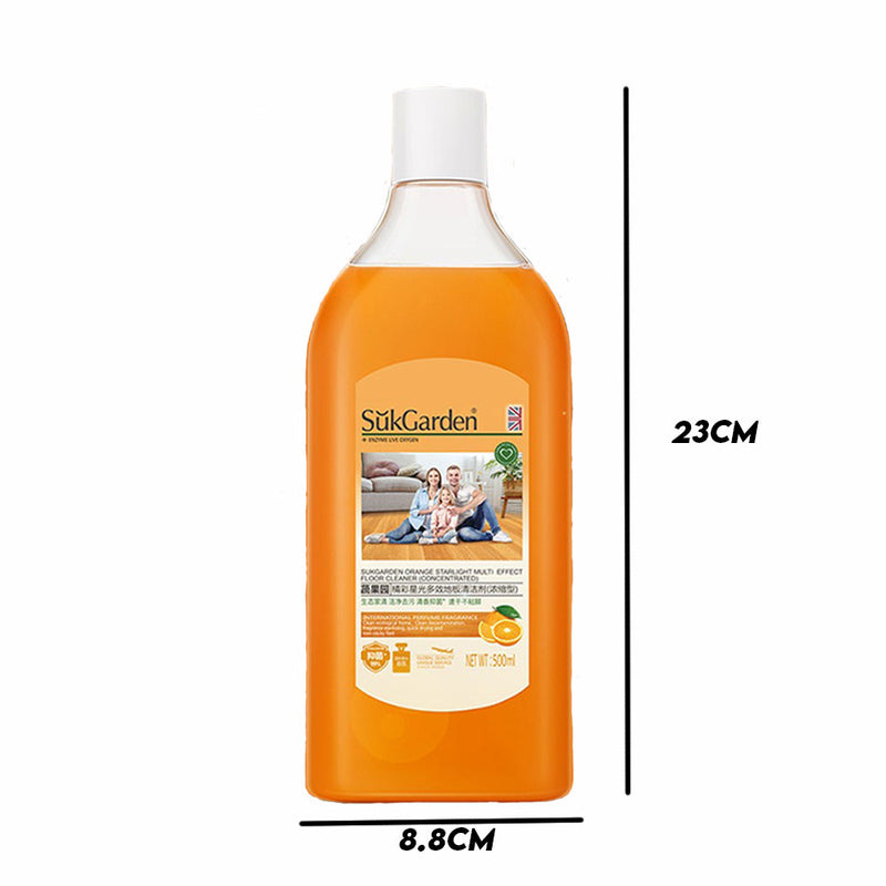 idrop 500G Orange Starlight Multi-effect Floor Cleaner / Pembersih Lantai Berbilang Kesan Cahaya Bintang Jingga 500G / 500G橘彩星光多效地板清洁剂