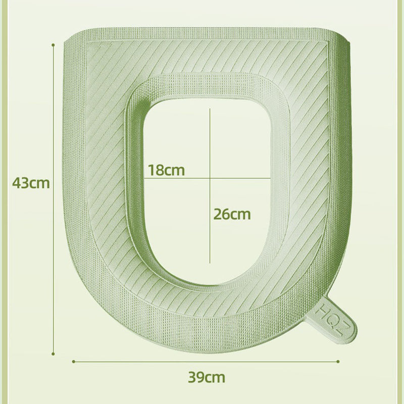 idrop Solid Color Foam Silicone Toilet Seat / Tempat Duduk Tandas Silikon Buih Warna Pepejal / 纯色泡沫硅胶马桶垫