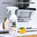 idrop 500G Vegetable And Fruit Garden Orange Star Light Oil Stain Remover / 500G Sayur-sayuran Dan Buah-buahan Taman Jingga Star Light Minyak Penghilang Noda / 500G蔬果园橘彩星光油污净