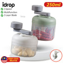Idrop 250ML Three-Speed Hand-Operated Speed Blender Chopper / Pengisar Makanan 3 dalam 1 /  三档手摇调速料理机