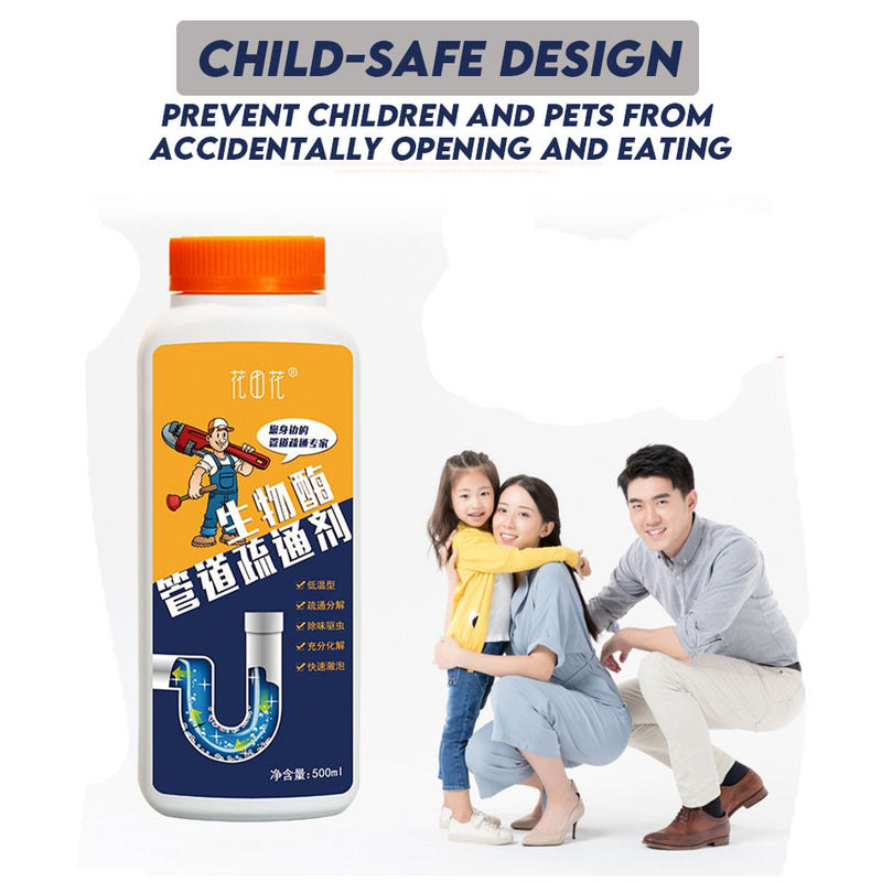 idrop 500ML Biological Enzyme Pipe Unblocking / 500ML Pembukaan Paip Enzim Biologi / 500ML 生物酶管道疏通剂