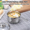 idrop 16CM 304 Multipurpose U-Shaped Handle Milk Pan / Kuali susu pemegang berbentuk U / 16cm U型手柄奶锅