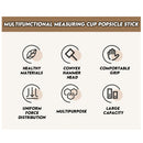 idrop 30CM Plastic Measuring Cup With Pounding Stick / Cawan Pengukur Plastik Dengan Kayu Berdentum /  塑料量杯捣碎棒