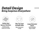 idrop Dish rack with lid / Rak pinggan mangkuk dengan penutup / 碗架带盖