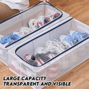 idrop (40CM/60CM) PVC Mesh Cloth + Reinforced Steel Frame Transparent Shoe Box / Kain Mesh PVC + Kotak Kasut Lutsinar Rangka Keluli Bertetulang / PVC网布+强化钢架透明鞋盒